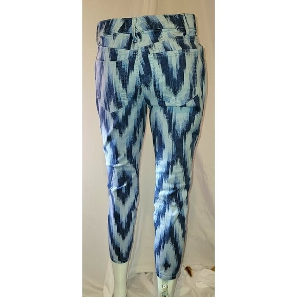 Nine West Vintage America Matchstick Skinny Brush Stroke Capri - Size 2 - Picture 4 of 9
